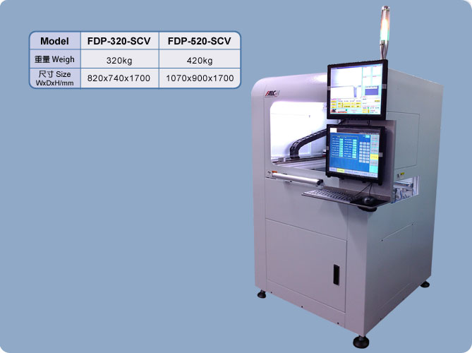FDP-320/520SCV控制介面